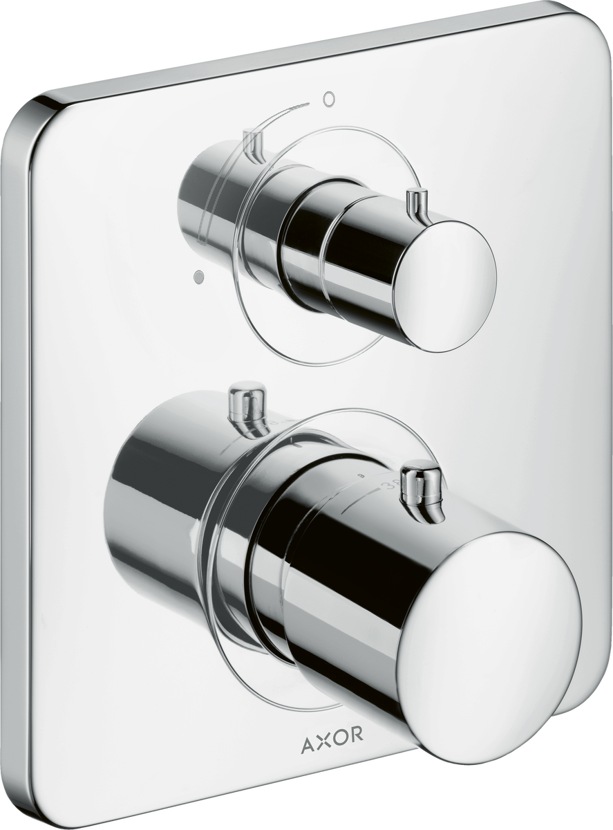 HANSGROHE AXOR Citterio M Termostat s podomítkovou instalací a s uzavíracím ventilem #34705000 - chrom