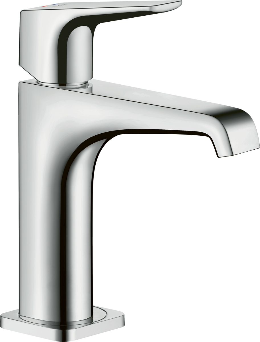 HANSGROHE AXOR Citterio E Páková umyvadlová baterie 130 s páčkovou rukojetí a s odtokovou soupravou #36111000 - chrom