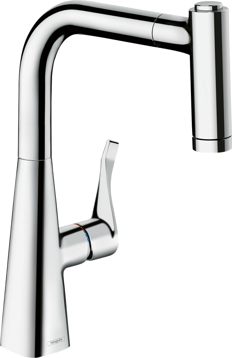 HANSGROHE Metris M71 jednopáková kuchyňská baterie 220, výsuvný postřik, 2 trysky #14834000