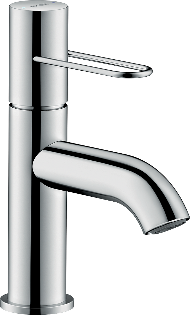 HANSGROHE Jednopáková umyvadlová baterie AXOR Uno 70 s obloukovou rukojetí a výsuvným odpadem #38021000 - chrom