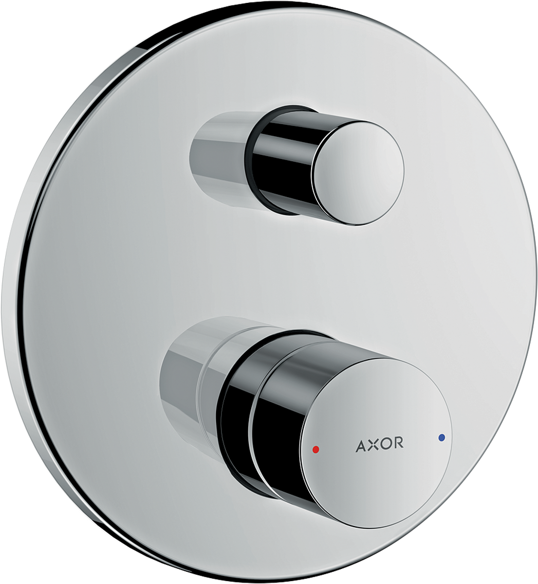 HANSGROHE AXOR Uno Páková vanová baterie s podomítkovou instalací, s rukojetí Zero #45405000 - chrom