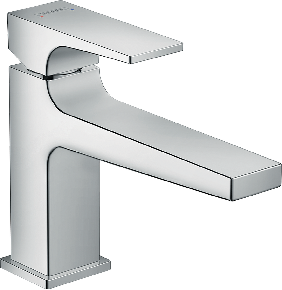HANSGROHE Jednopáková umyvadlová baterie Metropol 100 s pákovou rukojetí a výsuvným odpadem #32502000 - chrom