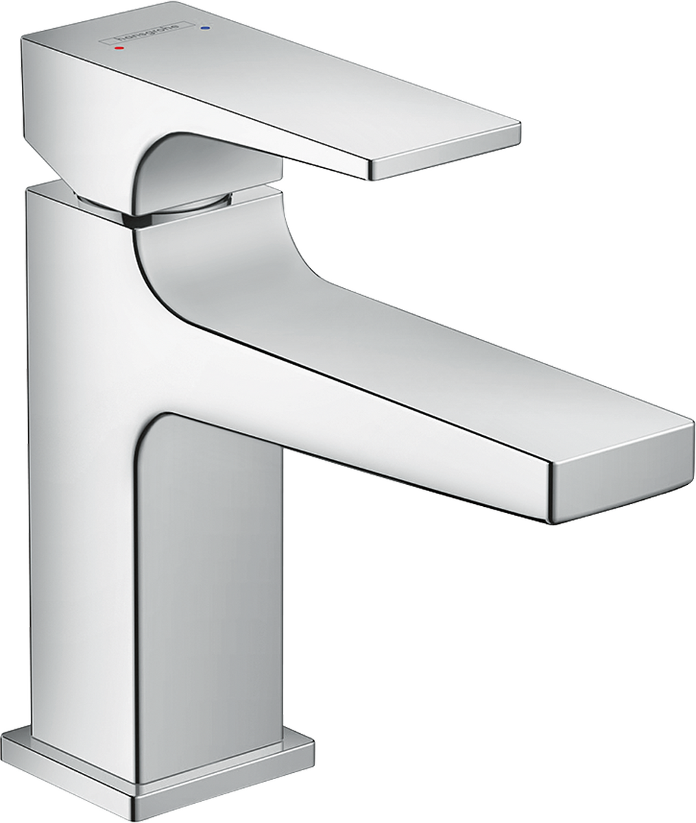 HANSGROHE Metropol Páková umyvadlová baterie 100 s páčkovou rukojetí, pro umývátka, s odtokovou soupravou Push-Open #32500000 - chrom