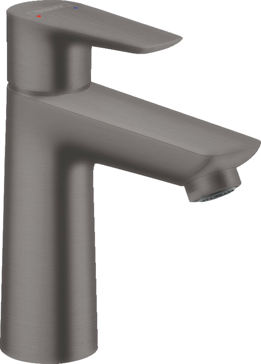 HANSGROHE Talis E Páková umyvadlová baterie 110 bez odtokové soupravy #71712340 - kartáčovaný černý chrom