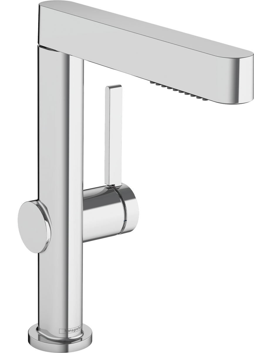 HANSGROHE Finoris Páková umyvadlová baterie 230 s vytahovací sprškou, 2jet a odtokovou soupravou Push-Open #76063000 - chrom