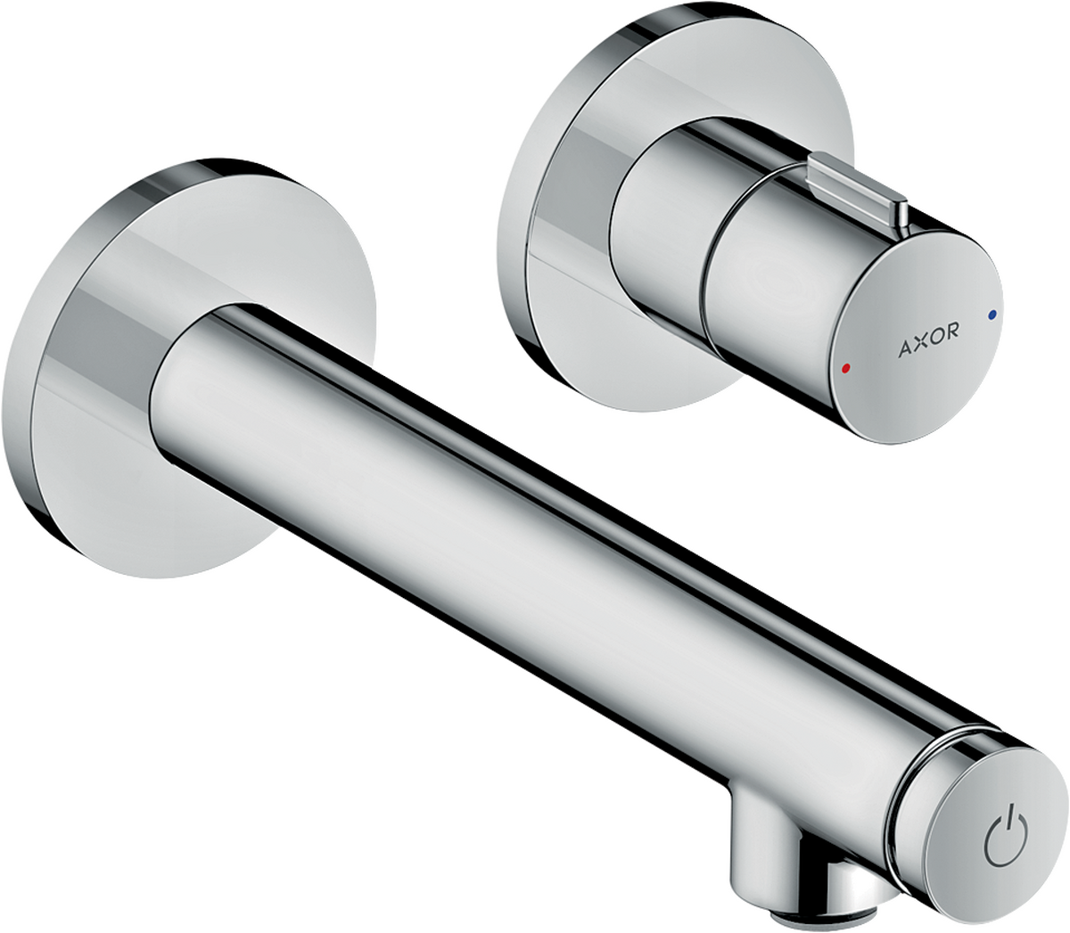 HANSGROHE AXOR Uno Umyvadlová baterie pod omítku, montáž na stěnu, Select, s výtokem 158 mm #45112000 - chrom