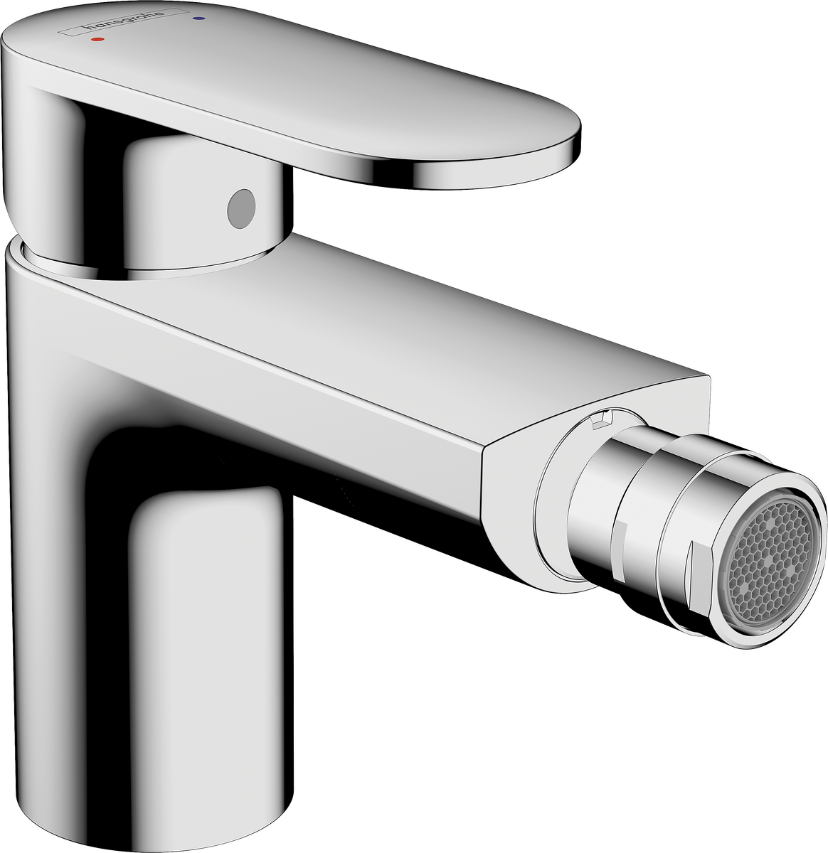 HANSGROHE Vernis Blend Páková bidetová baterie s odtokovou soupravou s táhlem #71210000 - chrom