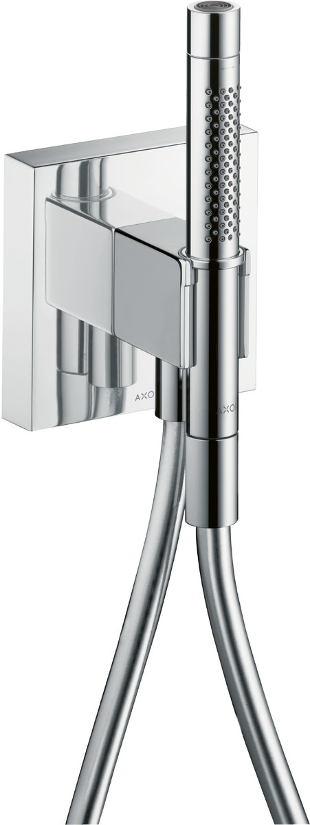HANSGROHE AXOR Starck Jednotka s držákem 120/120, s tyčovou ruční sprchou 2jet a sprchovou hadicí #12626000 - chrom