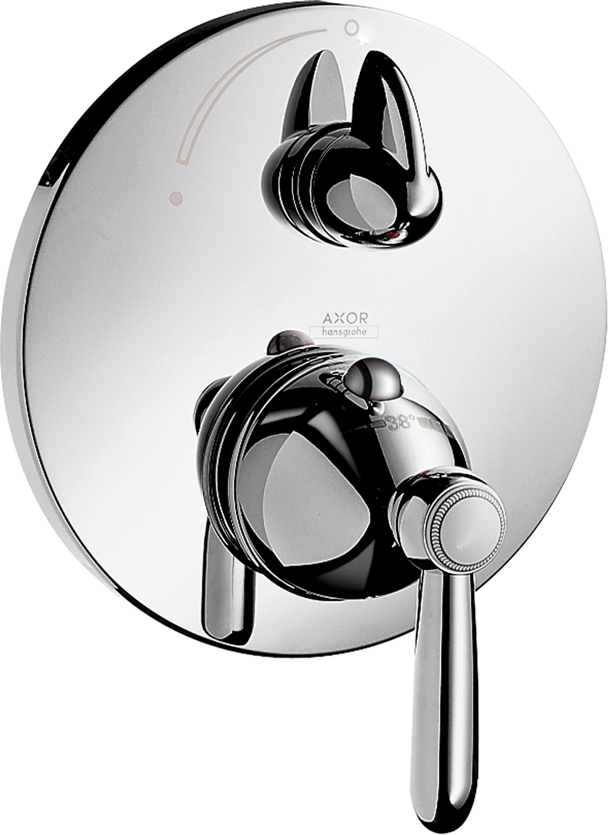 HANSGROHE Skrytý termostat AXOR Carlton s uzavíracím ventilem a pákovou rukojetí #17700000