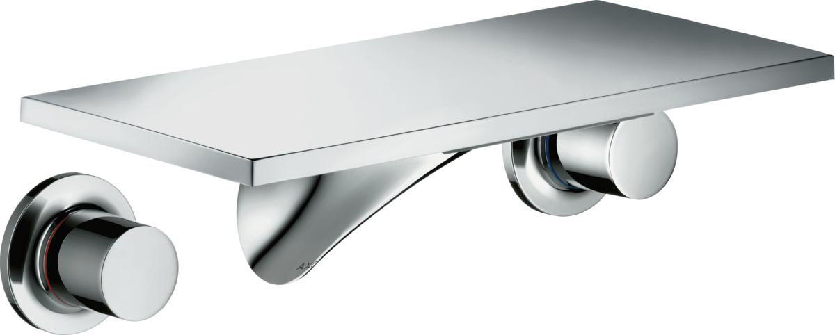 HANSGROHE AXOR Massaud 3otvorová podomítková umyvadlová baterie pro montáž na stěnu s výtokem 170 mm #18112000