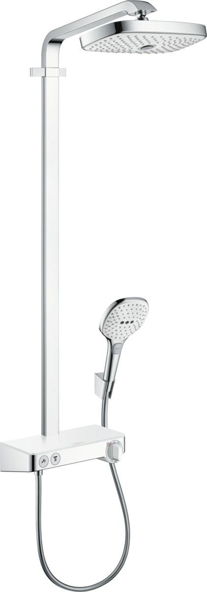HANSGROHE Raindance Select E Showerpipe 300 2jet s termostatem ShowerTablet Select 300 #27126400 - bílá/chrom