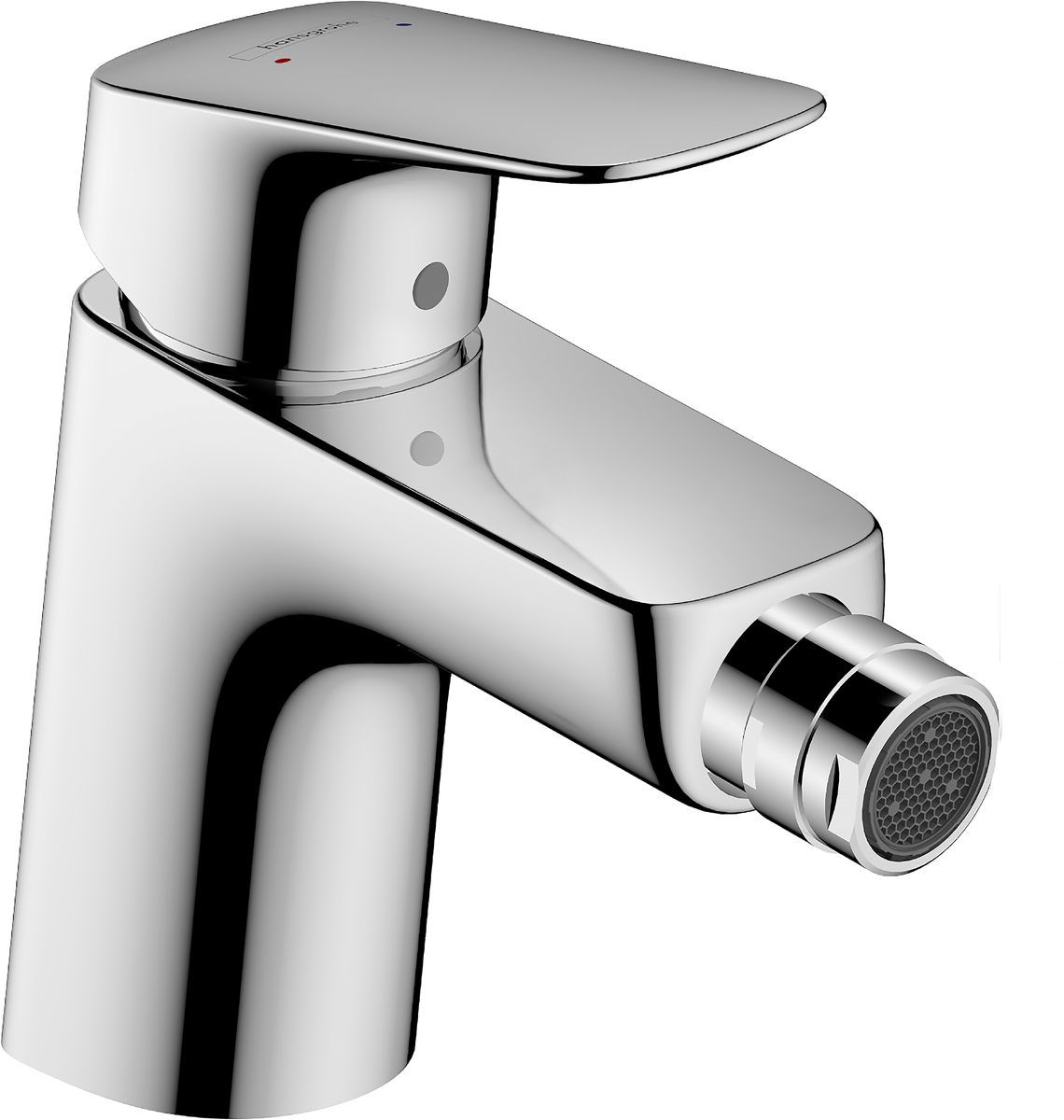 HANSGROHE Logis Páková bidetová baterie 70 s odtokovou soupravou s táhlem #71204000 - chrom