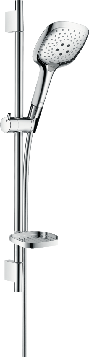 HANSGROHE Sprchový set Raindance Select E 150 3jet se sprchovou tyčí 65 cm a mýdlenkou #27856000 - chrom