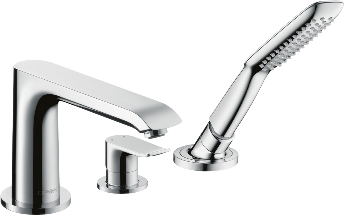 HANSGROHE Metris 3otvorová páková baterie na okraj vany #31190000 - chrom