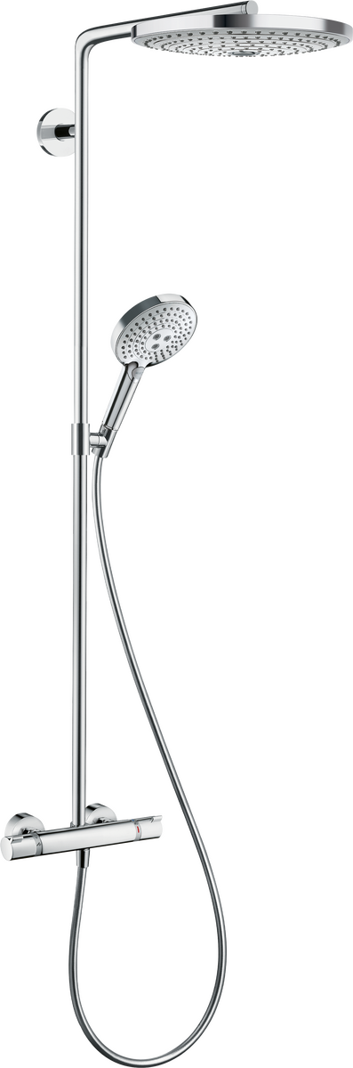 HANSGROHE Raindance Select S Showerpipe 300 2jet s termostatem #27133400 - bílá/chromová