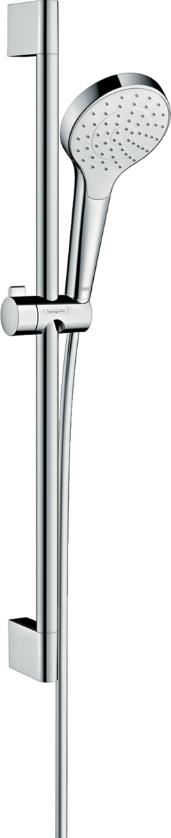 HANSGROHE Croma Select S Sprchová sada 1jet se sprchovou tyčí 65 cm #26564400 - bílá/chrom