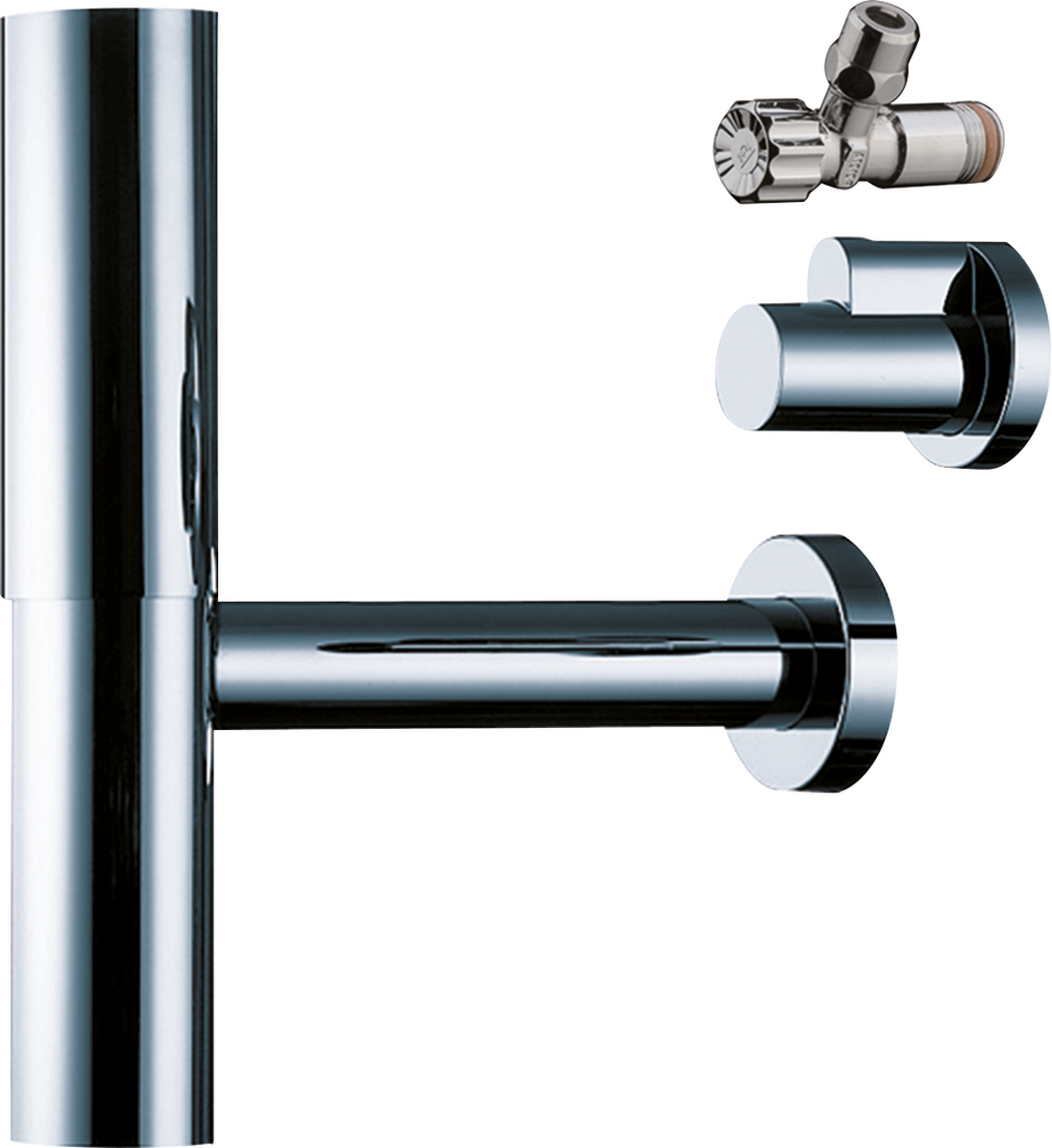 HANSGROHE Designový sifon Flowstar, sada #52120000 - chrom