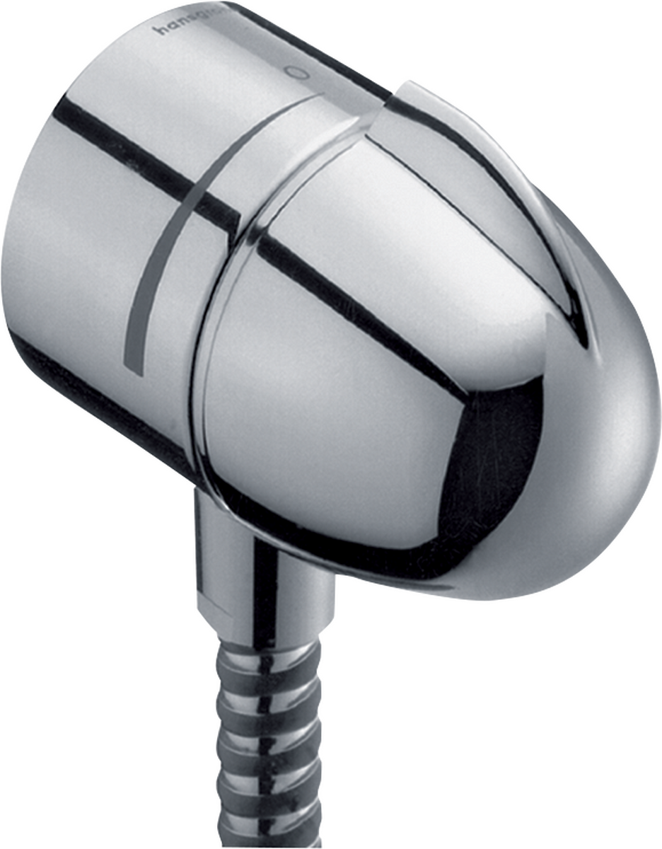 HANSGROHE Nástěnná přípojka FixFit E Stop se zpětnou klapkou a uzavíracím ventilem #27452000