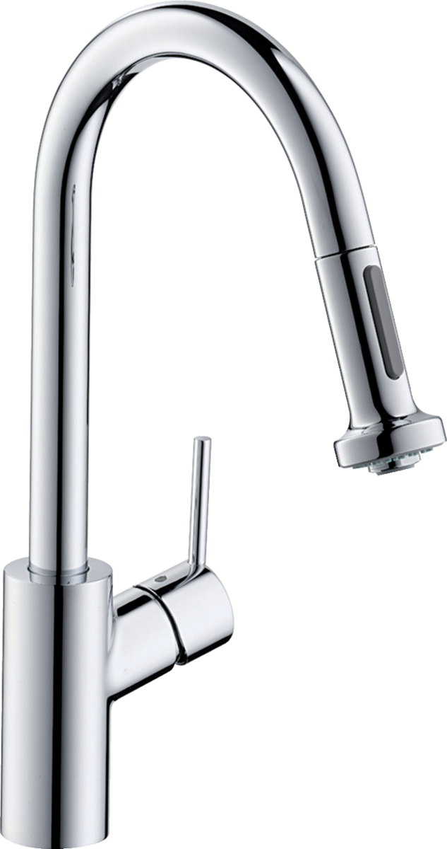 HANSGROHE Talis M52 jednopáková kuchyňská baterie 220, instalace na přední okno, výsuvná sprcha, 2 trysky, sBox #73863000