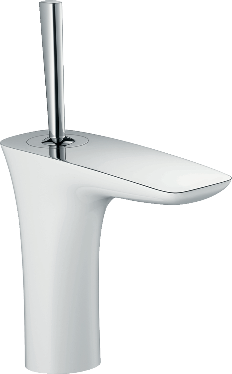 HANSGROHE Jednopáková umyvadlová baterie PuraVida 110 s push-open výsuvným odpadem #15070400