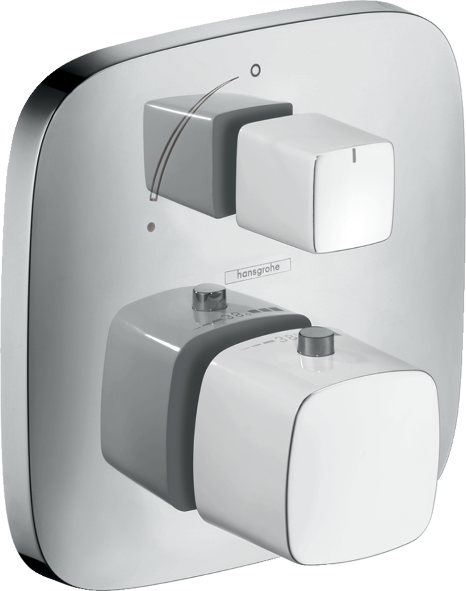 HANSGROHE Splachovací termostat PuraVida s uzavíracím ventilem #15775400