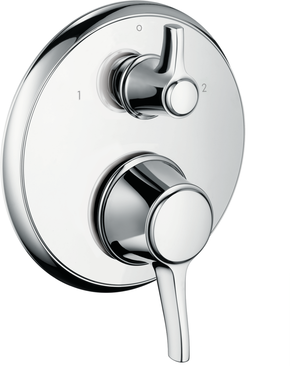 HANSGROHE Splachovací termostat Ecostat Classic s uzavíracím a přepínacím ventilem #15753820