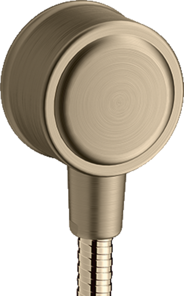HANSGROHE AXOR Montreux Přípojka hadice se zpětným ventilem #16884820 - kartáčovaný nikl