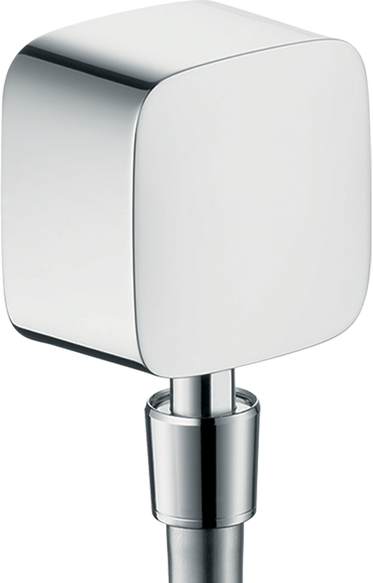 HANSGROHE FixFit Přípojka hadice se zpětným ventilem a kulovým kloubem #27414000 - chrom