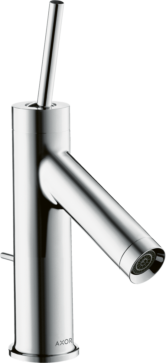 HANSGROHE AXOR Starck Páková umyvadlová baterie 70 s kolíkovou rukojetí, pro umývátka, s odtokovou soupravou s táhlem #10116000 - chrom