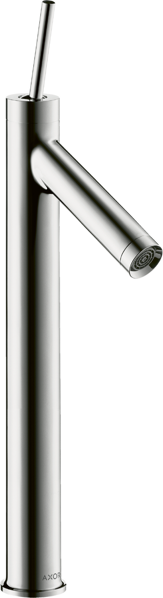 HANSGROHE AXOR Starck Páková umyvadlová baterie 250 s kolíkovou rukojetí, pro umyvadlové mísy, s odtokovou soupravou #10129000 - chrom