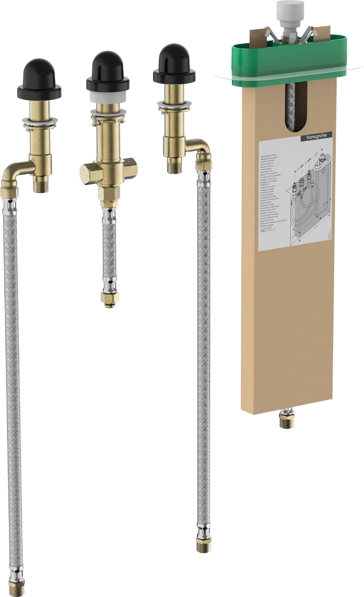 HANSGROHE základní těleso pro 4-otv. baterii na okraj vany #13440180