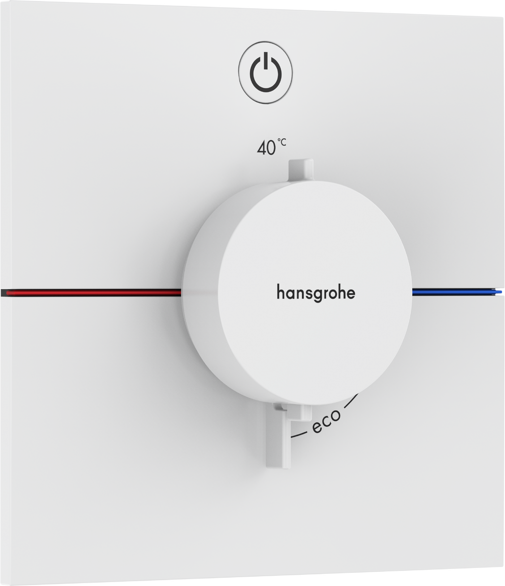 HANSGROHE ShowerSelect Comfort E Termostat pod omítku pro 1 spotřebič #15571700 - matná bílá