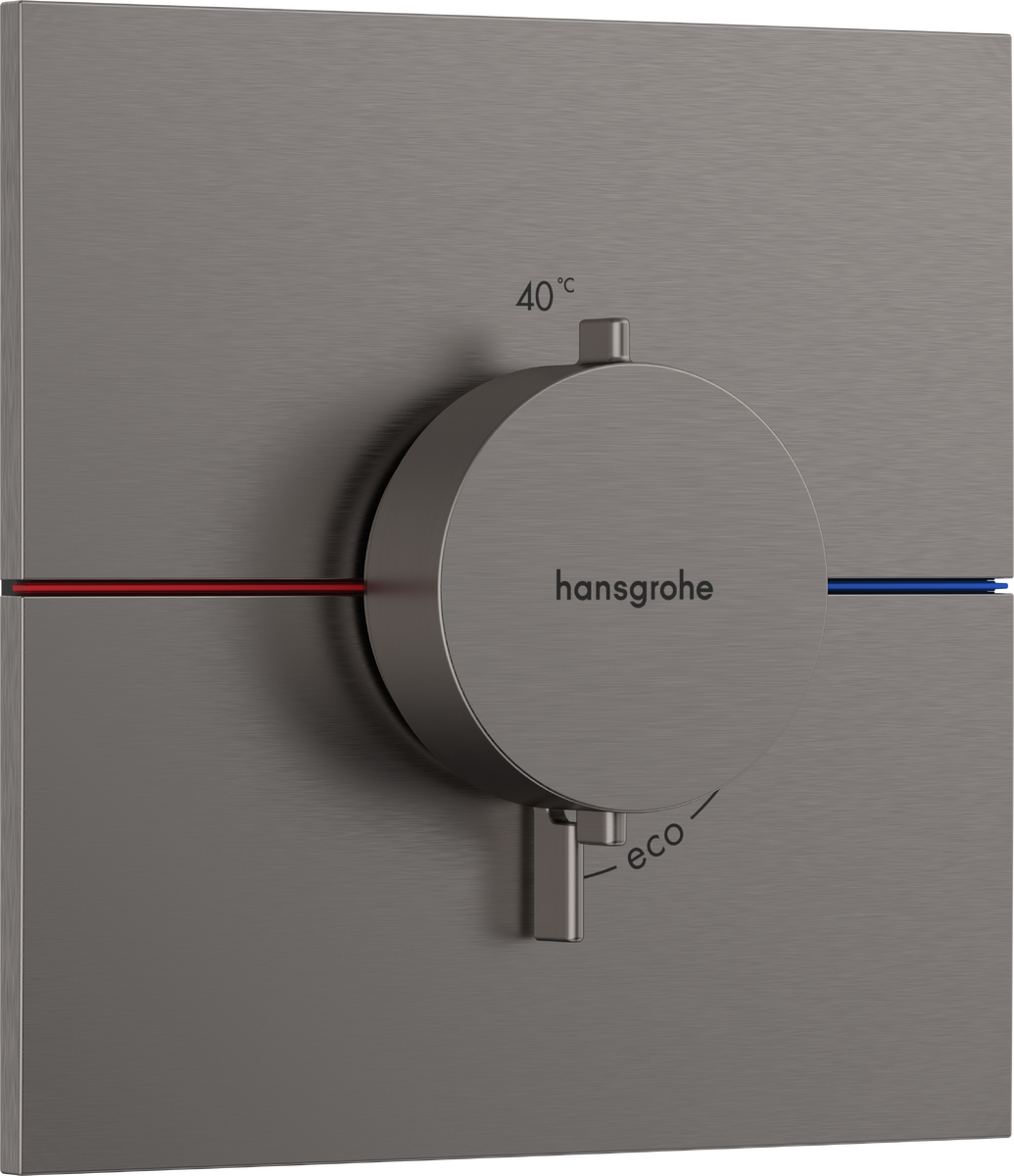 HANSGROHE ShowerSelect Comfort E Termostat pod omítku #15574340 - kartáčovaný černý chrom
