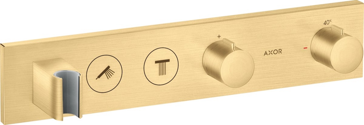 HANSGROHE Modul termostatu AXOR ShowerSolutions Select 460/90 skrytý pro 2 spotřebiče #18355250 - Brushed Gold Optic