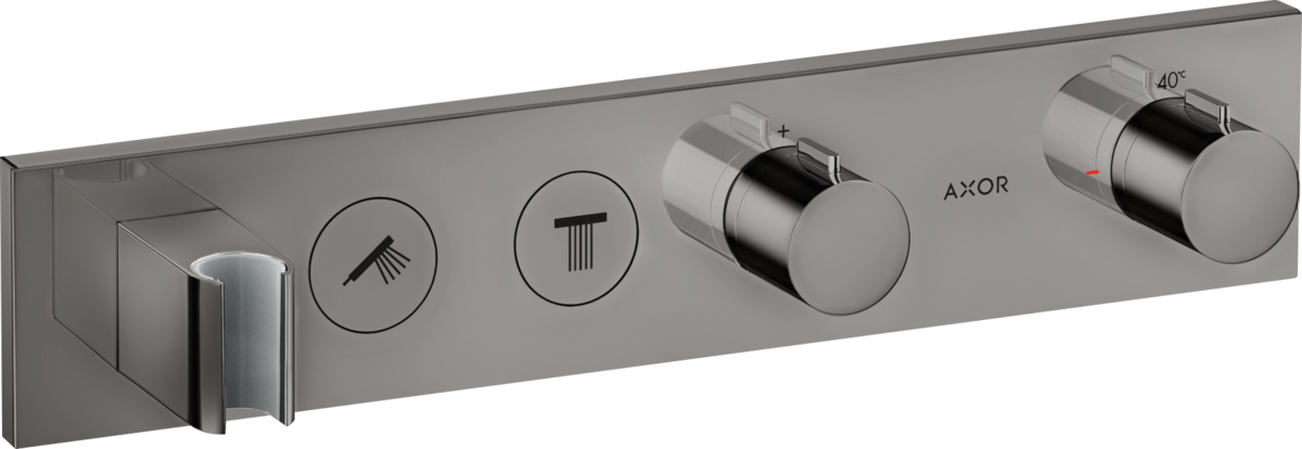 HANSGROHE Modul termostatu AXOR ShowerSolutions Select 460/90 skrytý pro 2 spotřebiče #18355330 - leštěný černý chrom