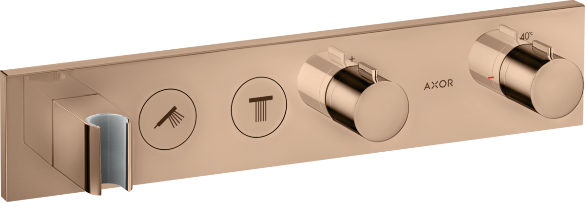 HANSGROHE Modul termostatu AXOR ShowerSolutions Select 460/90 skrytý pro 2 spotřebiče #18355300 - Leštěné červené zlato