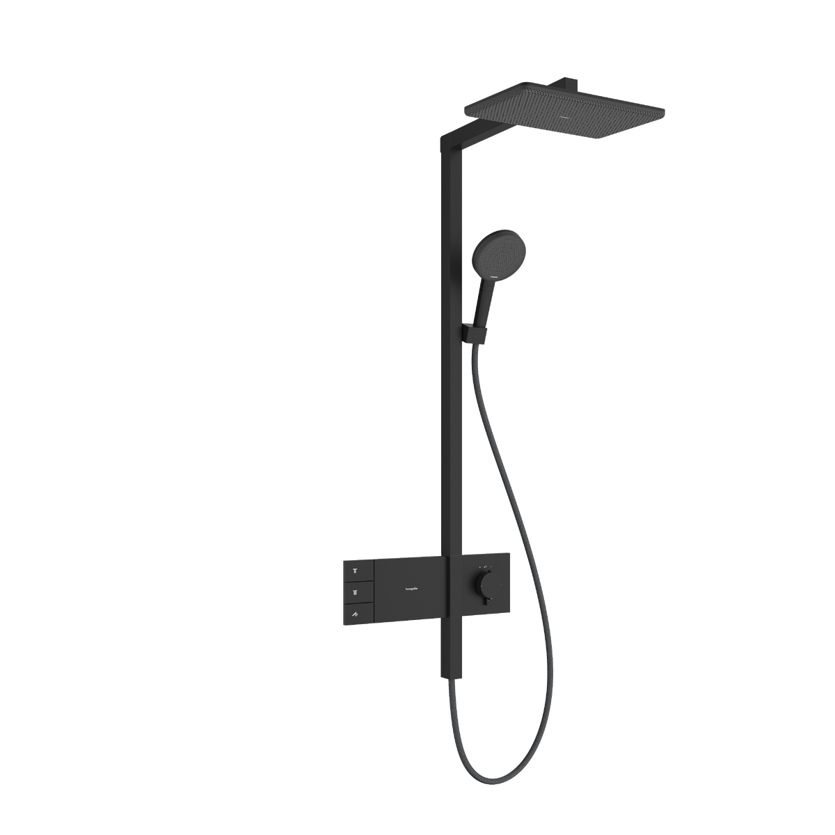 HANSGROHE Raindance Alive Q Showerpipe 210/340 2jet s termostatem ShowerSelect Comfort #24590670 - matná černá