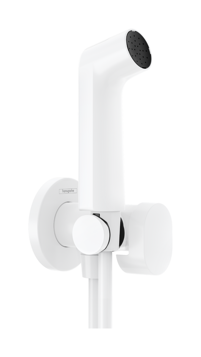 HANSGROHE Bidette ruční sprcha 1jet S EcoSmart na studenou vodu s držákem sprchy a sprchovou hadicí 125 cm #29230700 - matná bílá