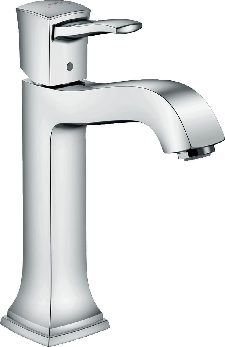 HANSGROHE Jednopáková umyvadlová baterie Metropol Classic 160 s pákovou rukojetí pro umyvadla na desku s výsuvným odpadem #31302000