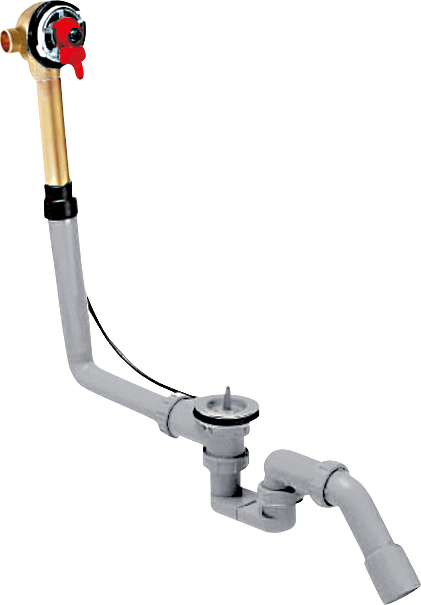 HANSGROHE Základní sada výpusti, odtoku a přepadu pro standardní vany #58301180