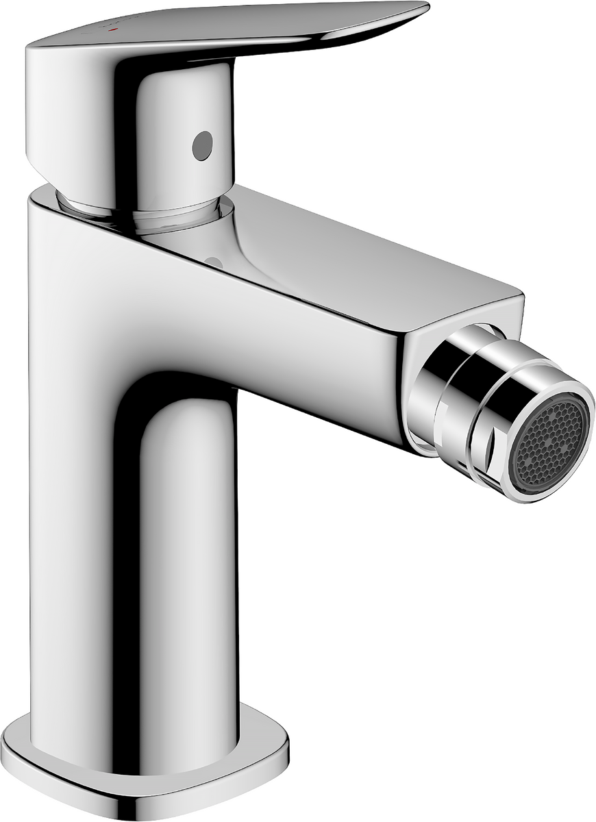 HANSGROHE Logis Páková bidetová baterie 110 Fine s odtokovou soupravou s táhlem #71201000 - chrom
