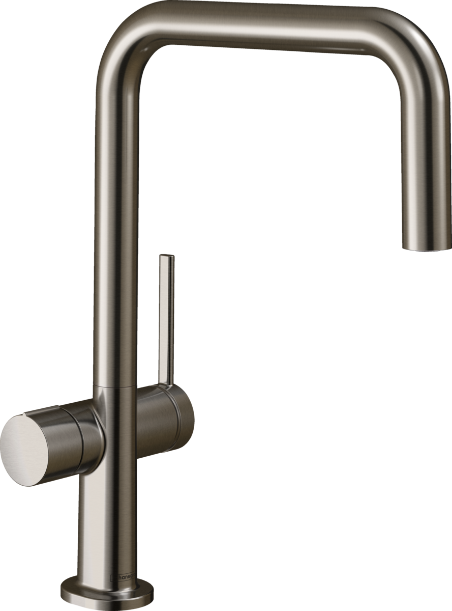 HANSGROHE Talis M54 Páková kuchyňská baterie U 220, uzavírací ventil pro spotřebič, 1jet #72807800 - nerezová ocel