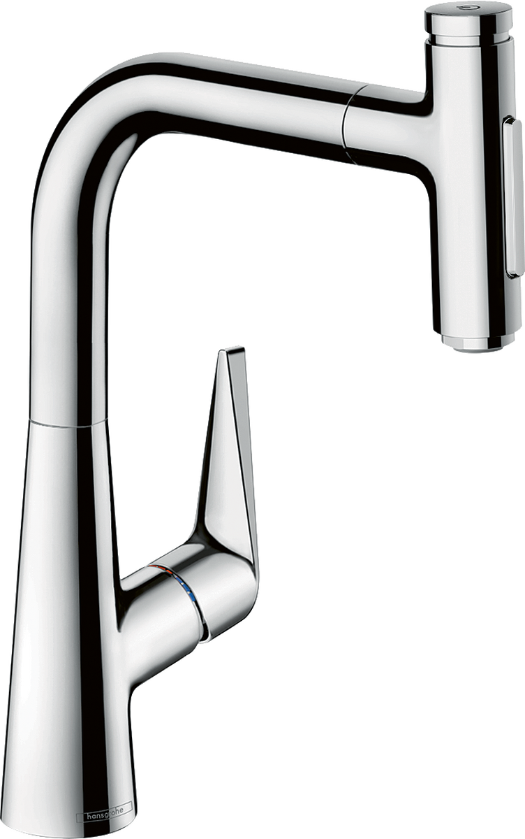 HANSGROHE Talis Select M51 Páková kuchyňská baterie 220, vytahovací sprška, 2jet #72824000 - chrom