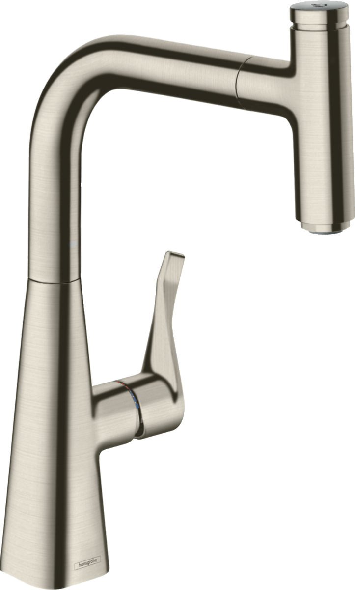 HANSGROHE Metris Select M71 jednopáková kuchyňská baterie 240, výsuvná výpusť, 1 tryska, sBox #73802800