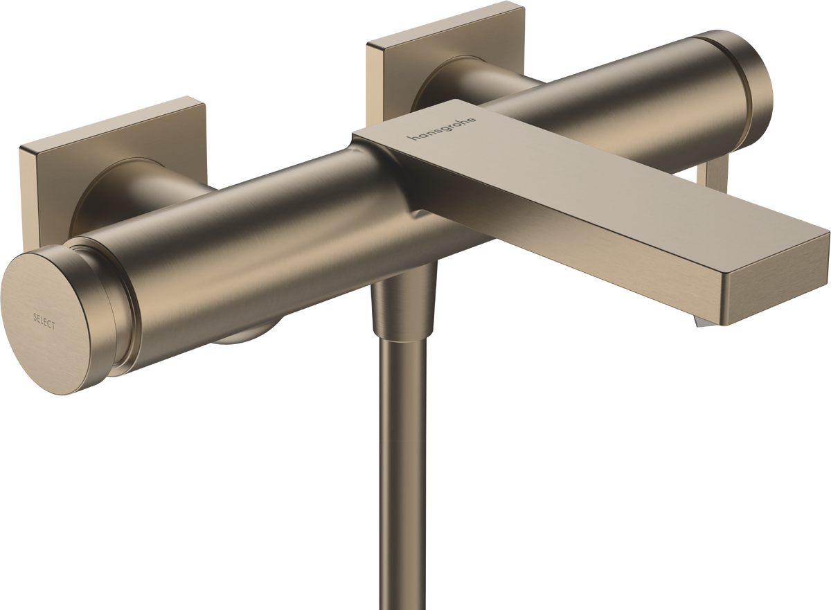 HANSGROHE Tecturis E Páková vanová baterie na stěnu #73420140 - kartáčovaný bronz