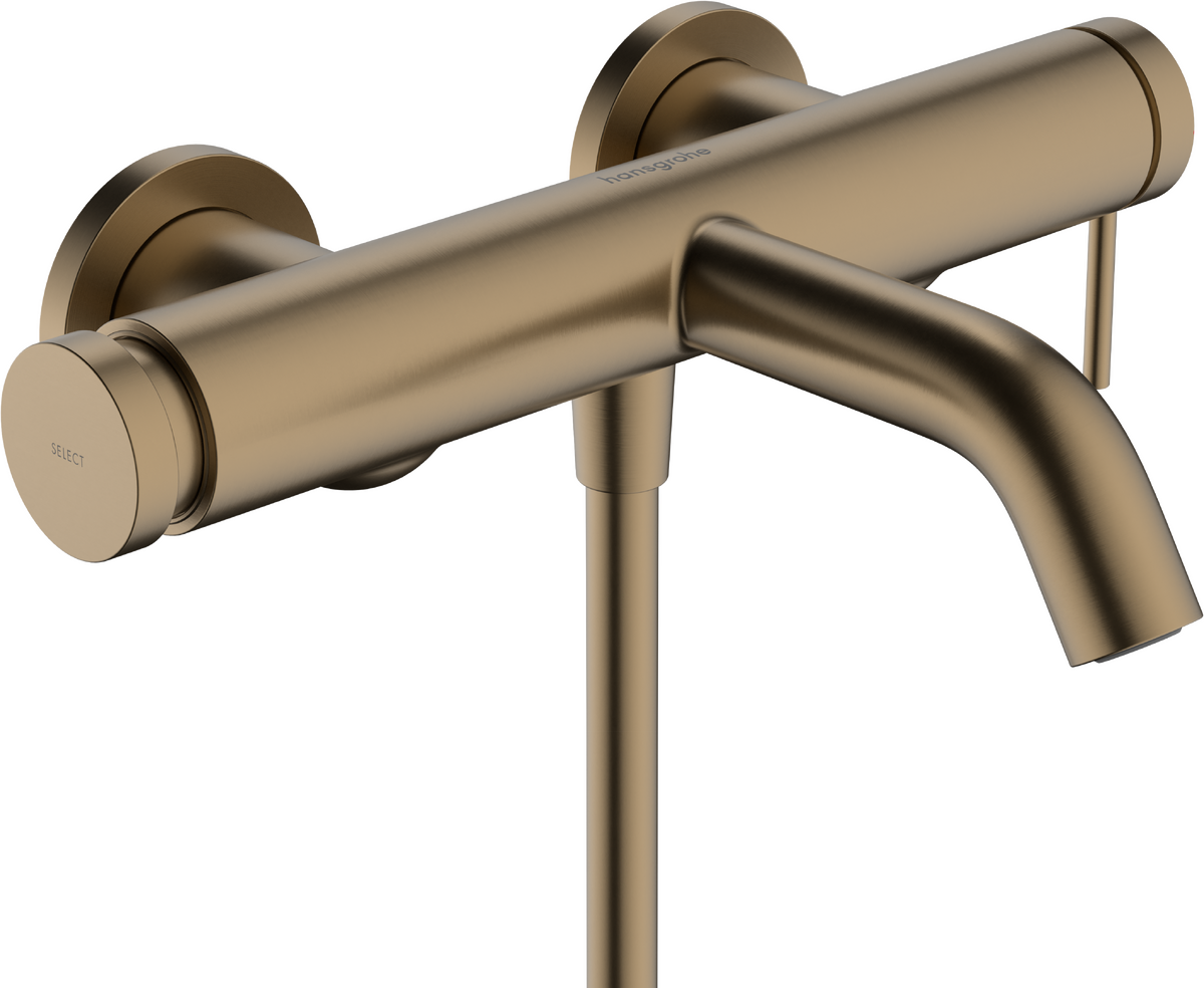 HANSGROHE Tecturis S Páková vanová baterie na stěnu #73422140 - kartáčovaný bronz