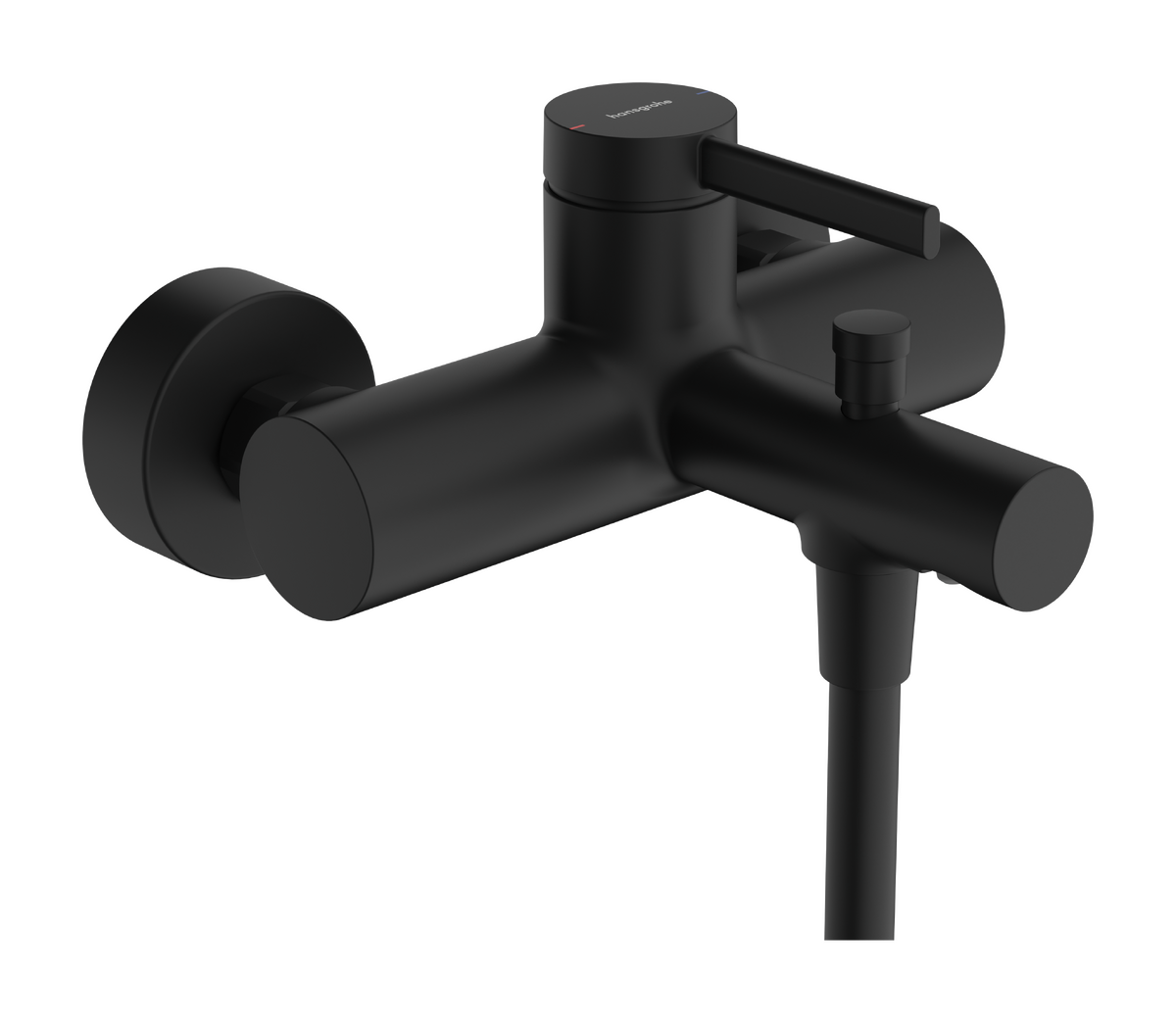 HANSGROHE Zesis S Páková vanová baterie na stěnu #74420670 - matná černá