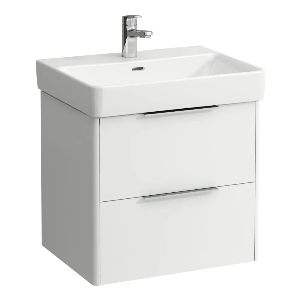 LAUFEN Base skříňka pod umyvadlo 57x53x43,8cm se 2 šuplíky #H4022321102611 - bílá lesk