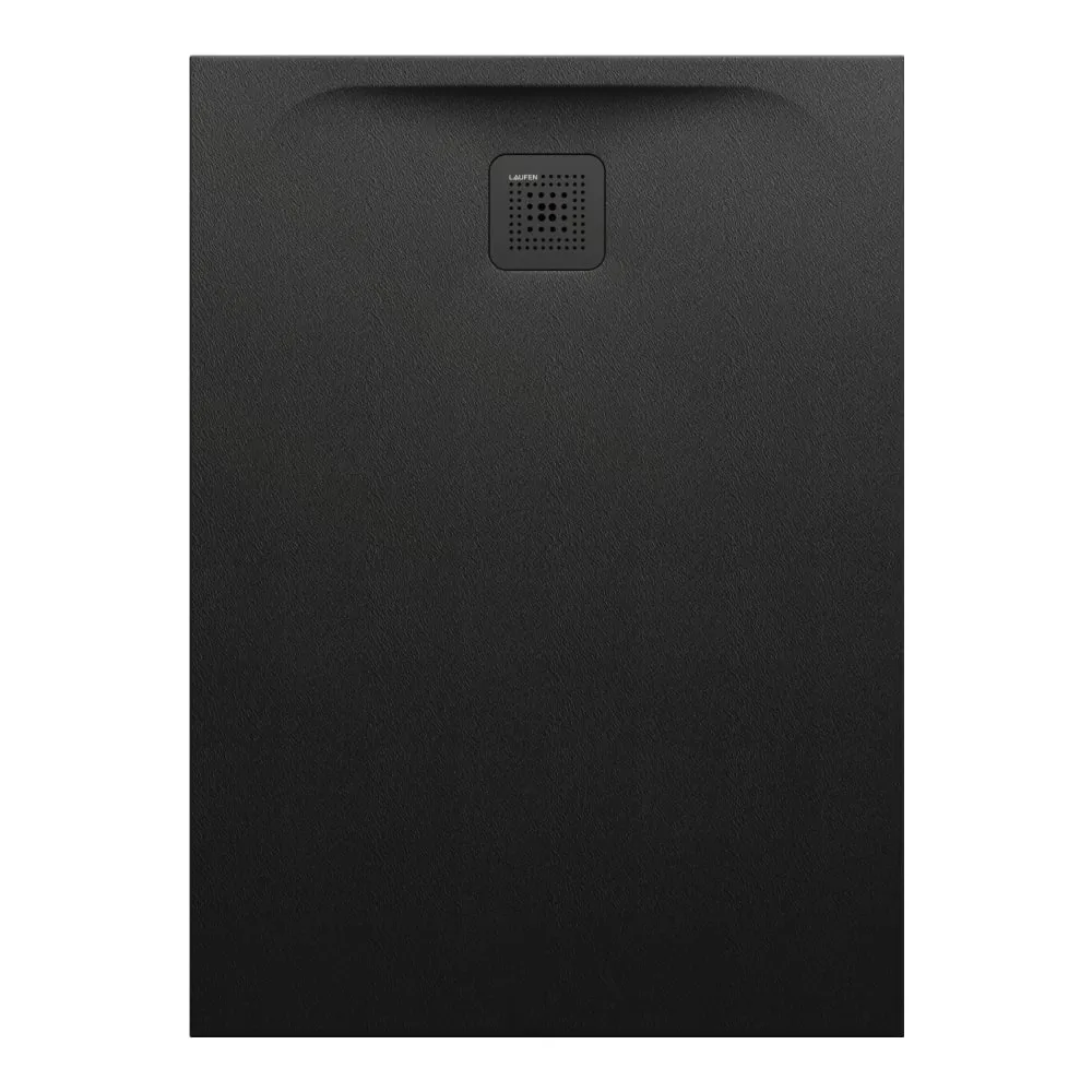 LAUFEN PRO Sprchová vanička, obdélníková, s odtokem na kratší straně, materiál Marbond 1100 x 800 x 33 mm #H2129540800001 - 080 - Černá