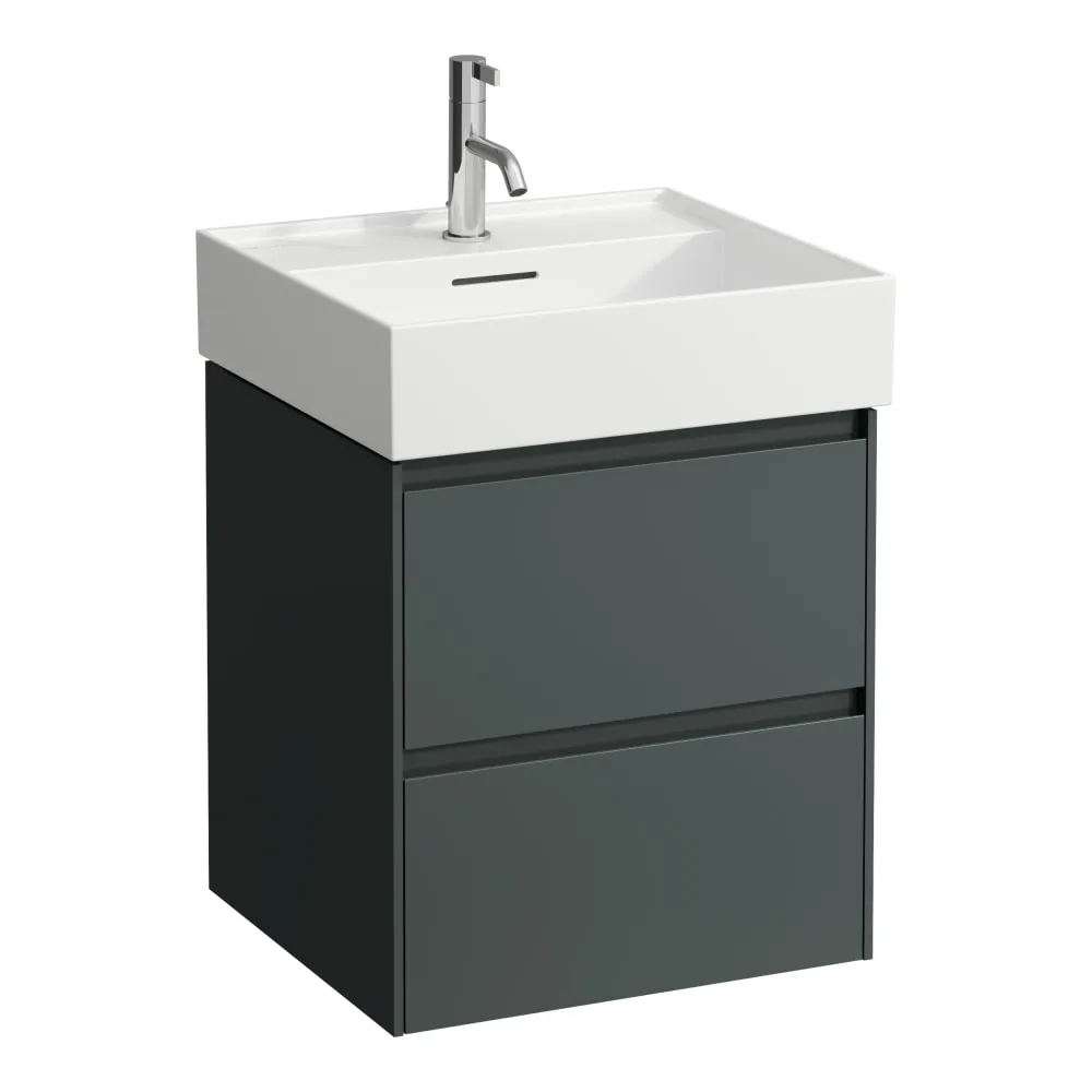 LAUFEN LANI Skříňka pod umyvadlo, se 2 zásuvkami, pro umyvadlo H810081, H817431, H810332 480 x 450 x 515 mm #H4035121122661 - 266 - Šedá traffic